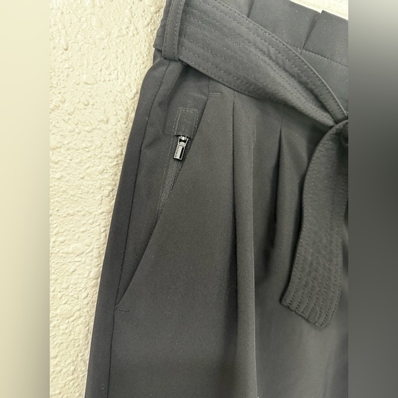 Athleta Skyline Hightrise  Shorts Tie Size 6 Black - Picture 2 of 6